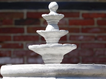 Fontaine de jardin classique – 120 cm – pierre – jeu d’eau lourd