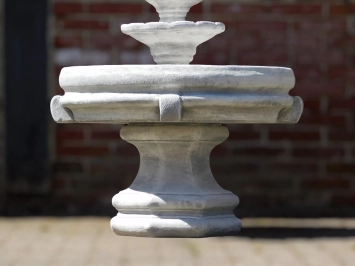 Fontaine de jardin classique – 120 cm – pierre – jeu d’eau lourd