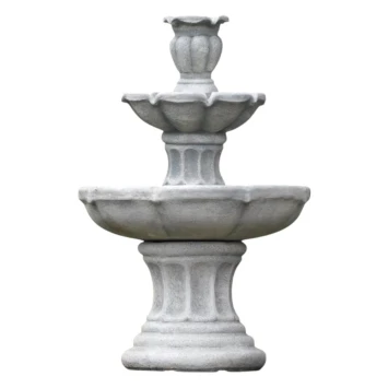 Stenen fontein – 100 cm – tuindecoratie van natuursteen