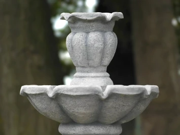 Fontaine en pierre – 100 cm – décoration de jardin en pierre naturelle