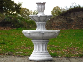 Fontaine en pierre – 100 cm – décoration de jardin en pierre naturelle