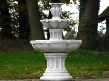 Fontaine en pierre – 100 cm – décoration de jardin en pierre naturelle