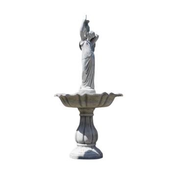 Fontein vrouw - 170 x 80 cm -  klassiek - steen - tuindecoratie