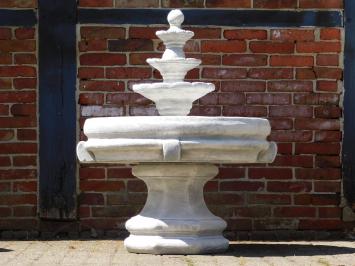 Klassischer Gartenbrunnen – 120 x 90 cm – Stein – schwerer Brunnen