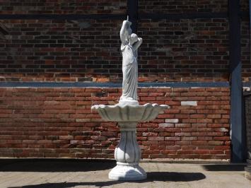 Fontaine femme - 170 x 80 cm - classique - pierre - décoration de jardin