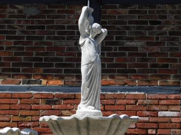 Fontein vrouw - 170 x 80 cm -  klassiek - steen - tuindecoratie