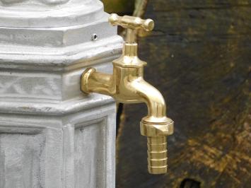 Freistehender Brunnen / Wasserhahn Aluminium Rohguss