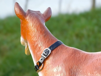 Ziege - Kunststoff Statue - 55 cm - in Farbe und Detail