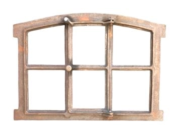 IJzeren antieke stalraam - 57 x 42 cm - raam voor tuinmuur