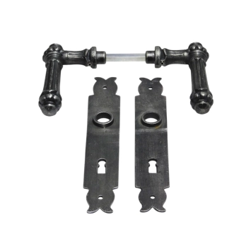 Klassieke set deurbeslag - verzinkt gietijzer - BB72 