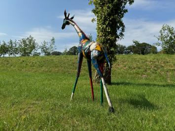 Giraffe uit Zimbabwe - ijzer 1.6 meter