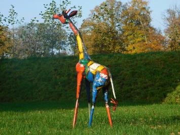 Giraffe „Soleil“ - 160 cm - Handgefertigtes Kunstwerk