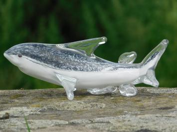 Glasskulptur Hai - In Farbe - Glasskulptur