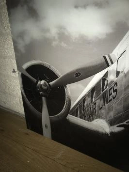 Art sur verre d'avion : 