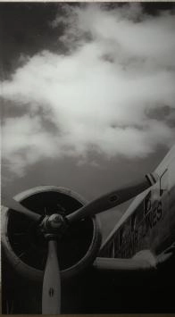 Art sur verre d'avion : 