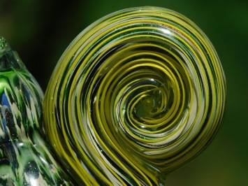Sculpture d'écureuil en verre – objet d'art fait main – 16 cm