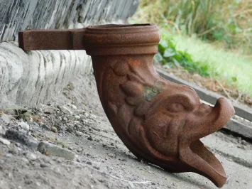Sortie de gouttière Gargouille – 30 cm – fonte – bête mythique