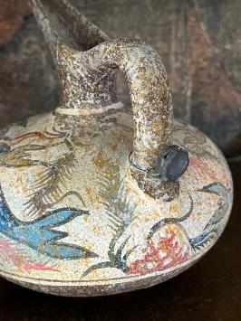 Vase im griechischen Stil, historischer Gegenstand, antike griechische Dekoration