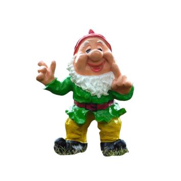 Eenmalig: kabouter groen – 57 cm – polystone beeld