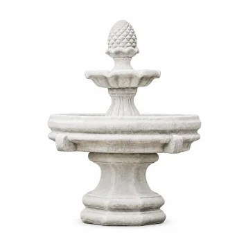 Grote stenen tuinfontein - zwaar staand waterornament