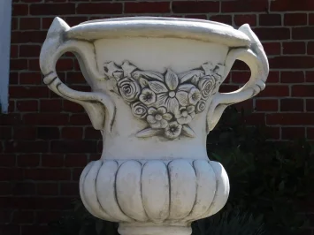 Vase de jardin à oreilles - 93 cm - pierre massive - décoration de jardin