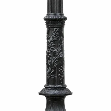 Lanterne de jardin classique - 380 cm - aluminium et laiton