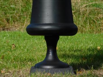 Große robuste Vase – 95 cm – Schwarz – Vintage