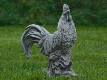 Haan - stenen dierenbeeld - 38 cm - klassieke tuinbeeld