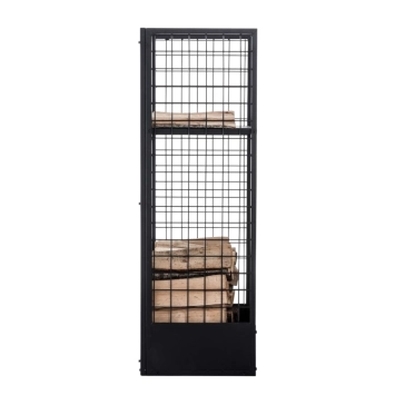 Râtelier à bois – 120 x 40 cm – métal industriel – robuste