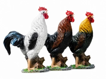 Haan XL beeld – polystone – decoratief dierenbeeld – 65 cm
