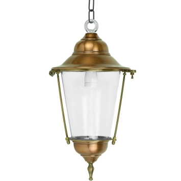Hanglamp 'Sneek' brons - aan ketting - 54 cm - klassiek