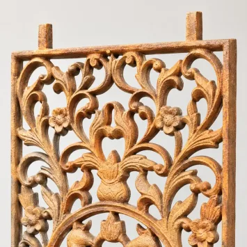 Grille de porte et de fenêtre en fonte – style rustique – 68,5 cm