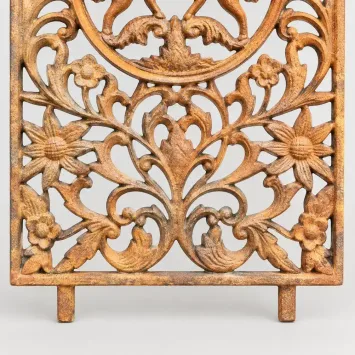 Grille de porte et de fenêtre en fonte – style rustique – 68,5 cm
