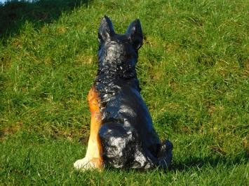 Chien de berger - statue en polystone - chien - 60 cm - en couleur