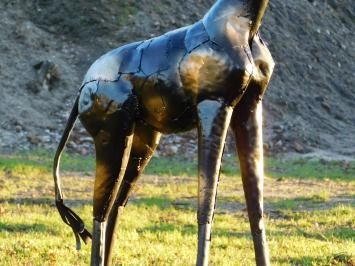 GILDE grote decoratieve figuur giraffe XL - sculptuur metaal