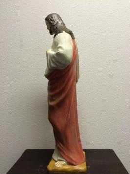 Jesus - Steinstatue - 80 cm - in Farbe - detailreich