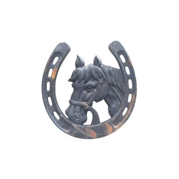 Poney rustique fer à cheval. Accessoires décoration Western