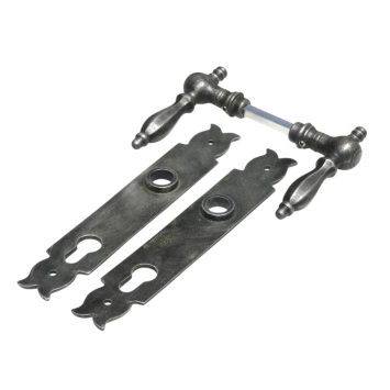 Ensemble de quincaillerie de porte en fonte « Kensington » – Plaques de porte PC92