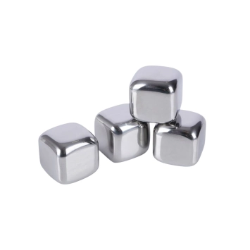 Herbruikbare ijsblokjes - RVS - stijlvol in drankjes als whisky en meer