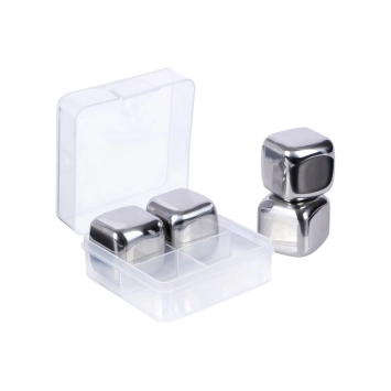 Wiederverwendbare Eiswürfel – Edelstahl – stilvoll in Getränken wie Whisky