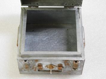 Vintage Opbergkist - 25 x 23,5 cm - Metaal