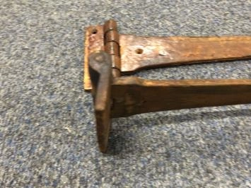 Jeu de charnières à sangle longue pour stores de fenêtre, panneaux pliants de fenêtres, stores de vitrine ou portes, couleur restante.
