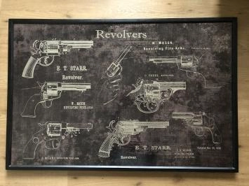 Art sur bois, un revolver familier