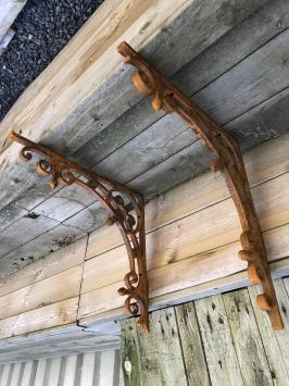 BISCOTTINI Étagère Murale - en Fonte avec Finition Antique - Décorative