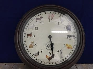 L'horloge des animaux émet aussi des sons !