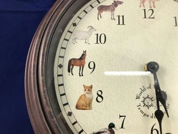 L'horloge des animaux émet aussi des sons !