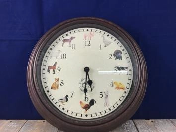 L'horloge des animaux émet aussi des sons !