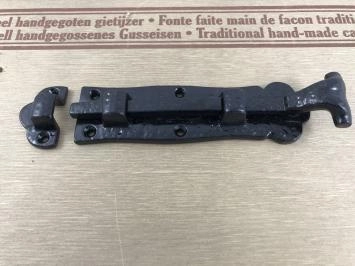 Schöne Schmiedeeisen schwarz Schiebe-Riegel