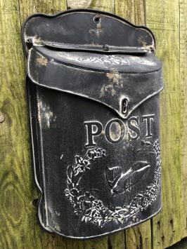 Briefkasten, Wandbriefkasten, Zink, Vintage