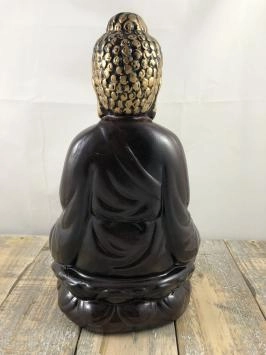Zittende Boeddha - keramieken beeld - 31 cm - Thais